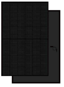 400 Watts All Black Solar Panel N Type الضوئية