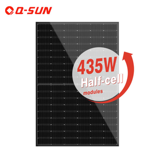 لوحة طاقة شمسية سوداء نصف خلية أحادية البلورية 16BB